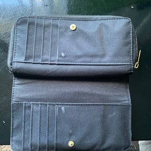 Black two sided wallet